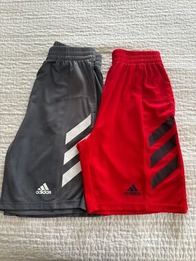 2 Pair adidas Shorts for Boy’s - Size Large